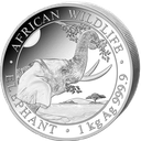 Somalia Elefant 1 Kilo Silbermünze 2023 | differenzbesteuert
