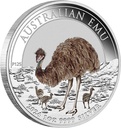 Australien Emu 1 Unze Silbermünze 2024 coloriert differenzbesteuert