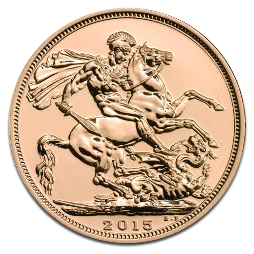 Sovereign Elisabeth Goldmünze 2015