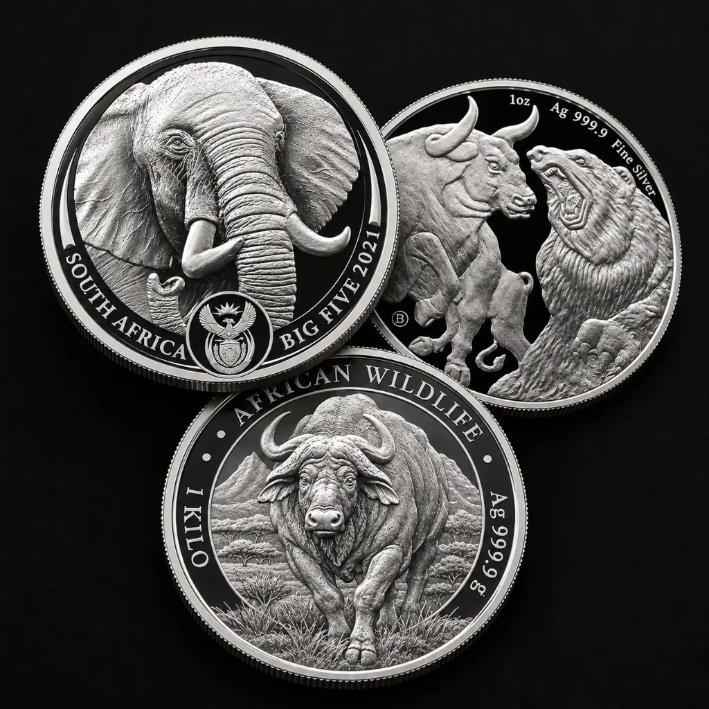 1 Kilo Silbermünze "Verschiedene" differenzbesteuert