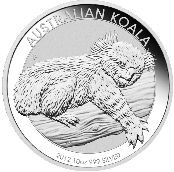 Koala 10 Unzen Silbermünze 2012 | differenzbesteuert