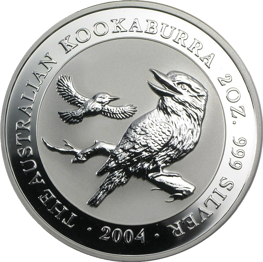Kookaburra 1 Unze Silbermünze 2004 | differenzbesteuert