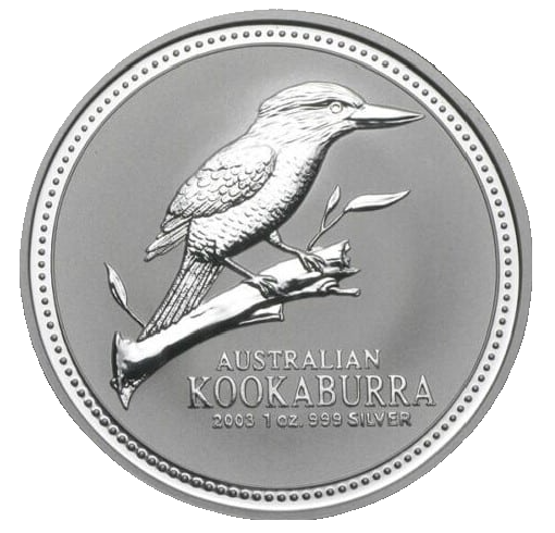 Kookaburra 1 Unze Silbermünze 2003 | differenzbesteuert