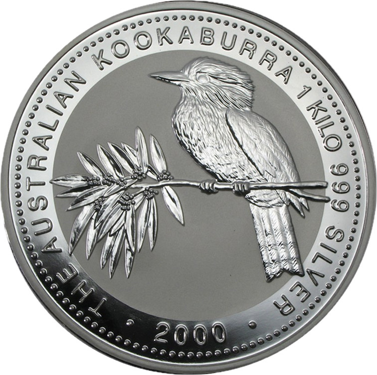 Kookaburra 1 Unze Silbermünze 2000 | differenzbesteuert