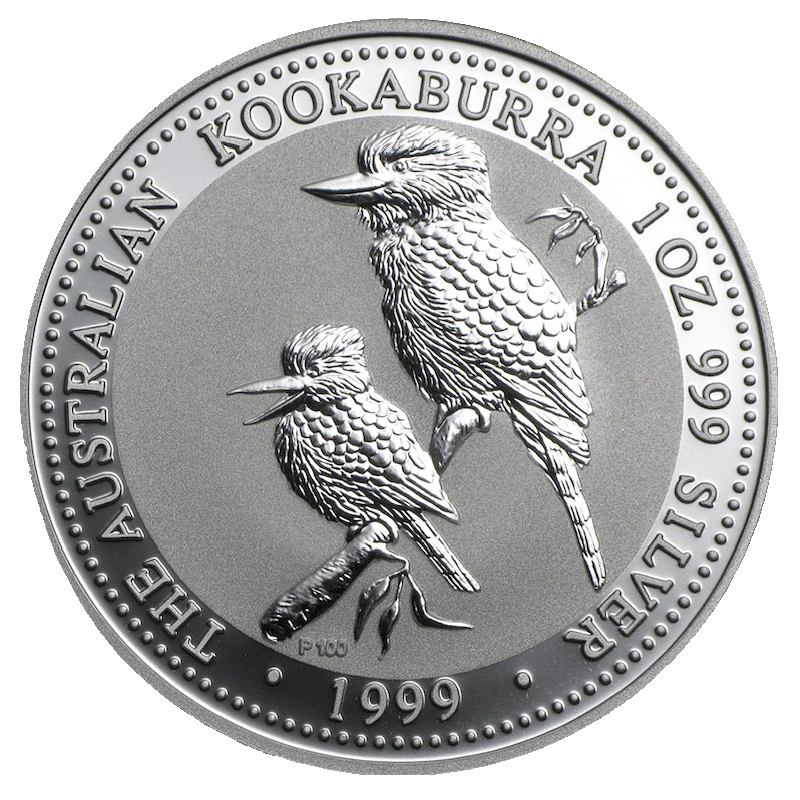 Kookaburra 1 Unze Silbermünze 1999 | differenzbesteuert