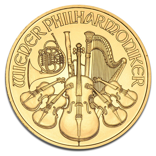 Wiener Philharmoniker 1oz Goldmünze 2015