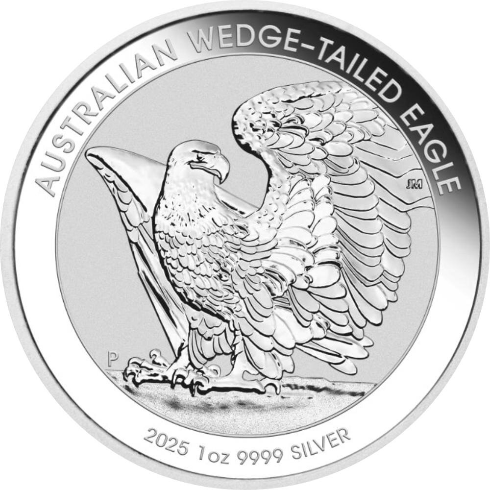 Wedge-Tailed Eagle 1 Unze Silbermünze 2025 | differenzbesteuert