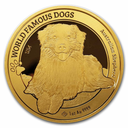 World Famous Dogs Australian Shepherd 1 Unze Goldmünze 2024