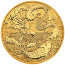 Australien "Chinese Myths & Legends" Drache und Koi 1 Unze Goldmünze 2024