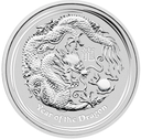 Lunar II Drache 1 Unze Silbermünze 2012 | differenzbesteuert