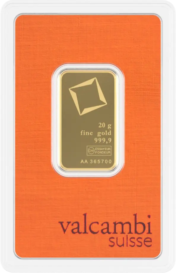 20 Gramm Goldbarren | Valcambi