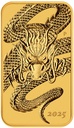 Drache 1 Unze Goldmünze rechteckig 2025