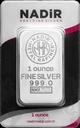 31,1 Gramm (1oz) Silberbarren | Nadir Metal Rafineri