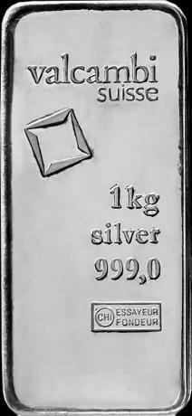 1 Kilo Silberbarren | Valcambi