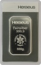 100 Gramm Silberbarren | Heraeus