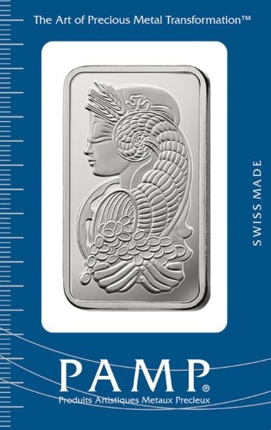 31,1 Gramm (1oz) Silberbarren | PAMP