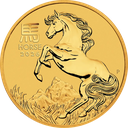 Lunar III Pferd 1 Unze Goldmünze 2026