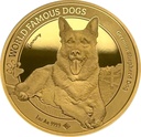 World Famous Dogs Deutscher Schäferhund 1 Unze Goldmünze 2025
