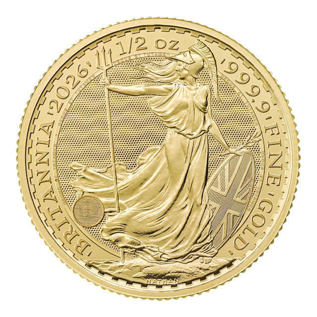 Britannia 1/2 Unze Goldmünze 2026