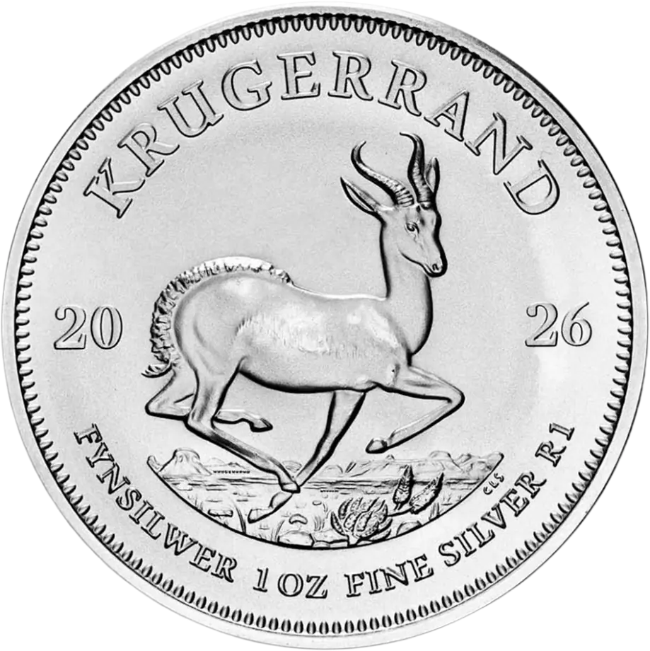 Krügerrand 1 Unze Silbermünze 2026 | differenzbesteuert
