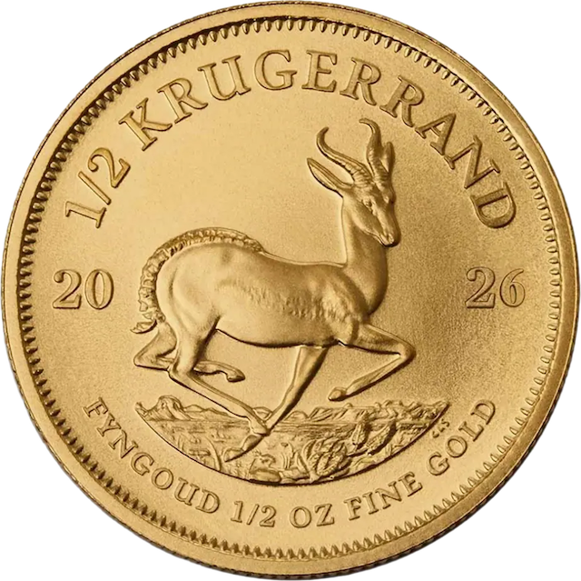 Krügerrand 1/2 Unze Goldmünze 2026