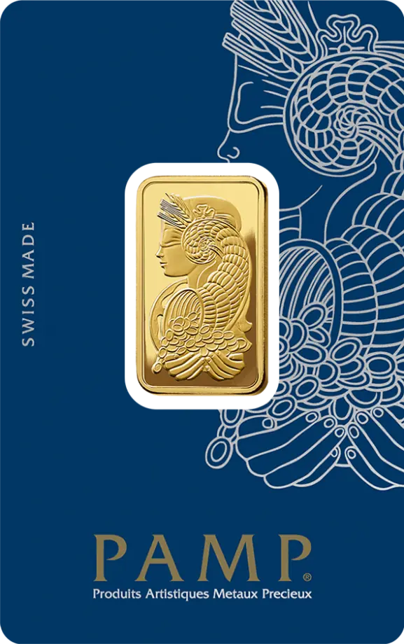 1/2 Unze Goldbarren | PAMP Fortuna