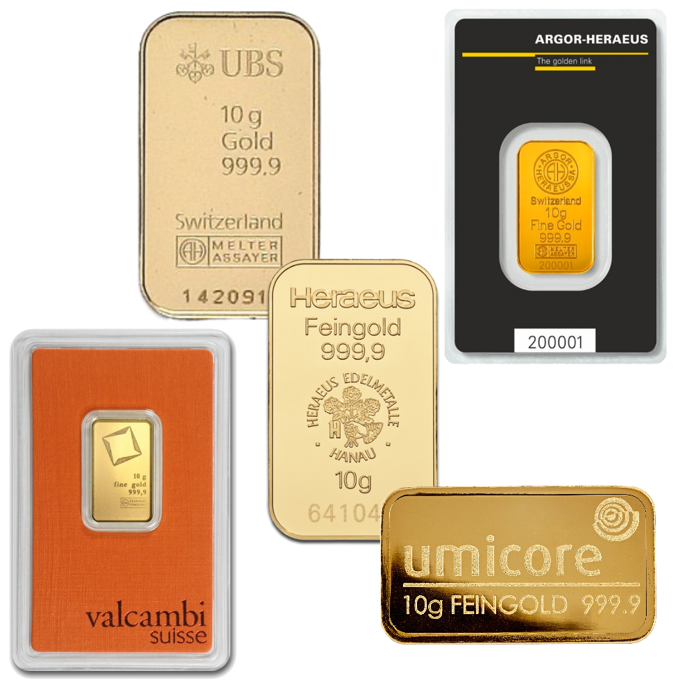 10 Gramm Goldbarren | LBMA zertifiziert