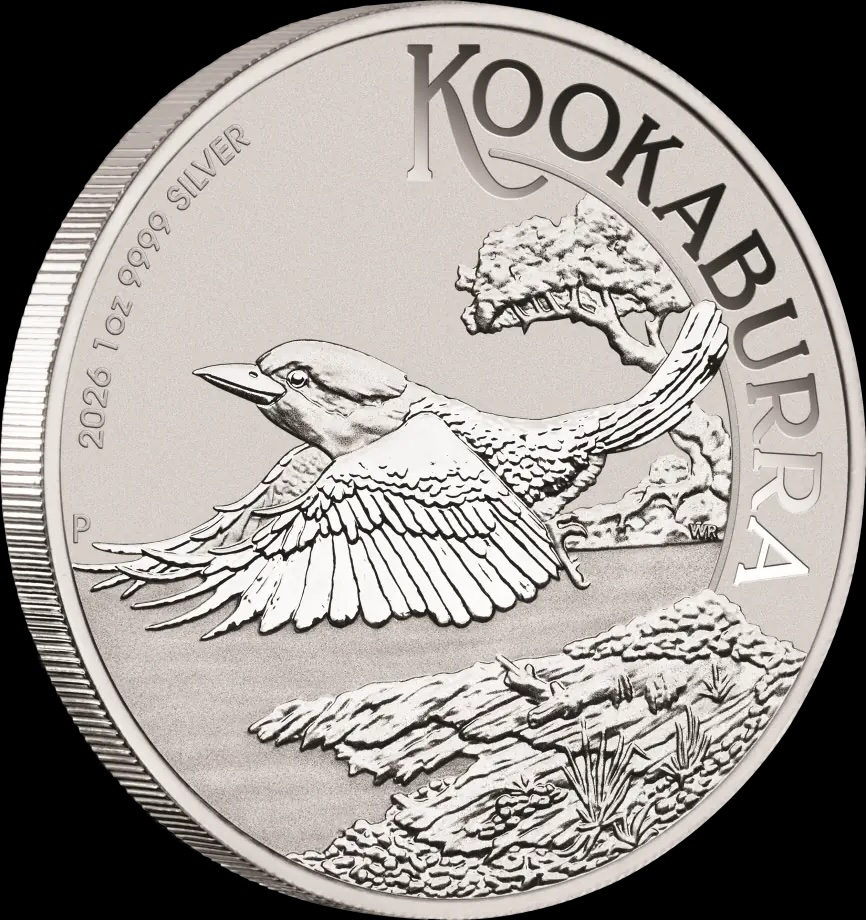 Kookaburra 1 Unze Silbermünze 2026