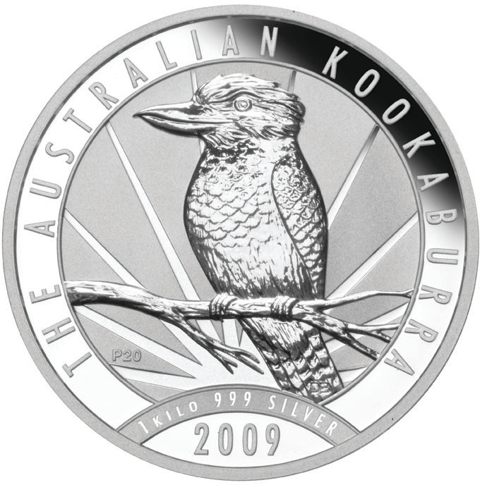 Kookaburra 1 Kilo Silbermünze 2009 | differenzbesteuert