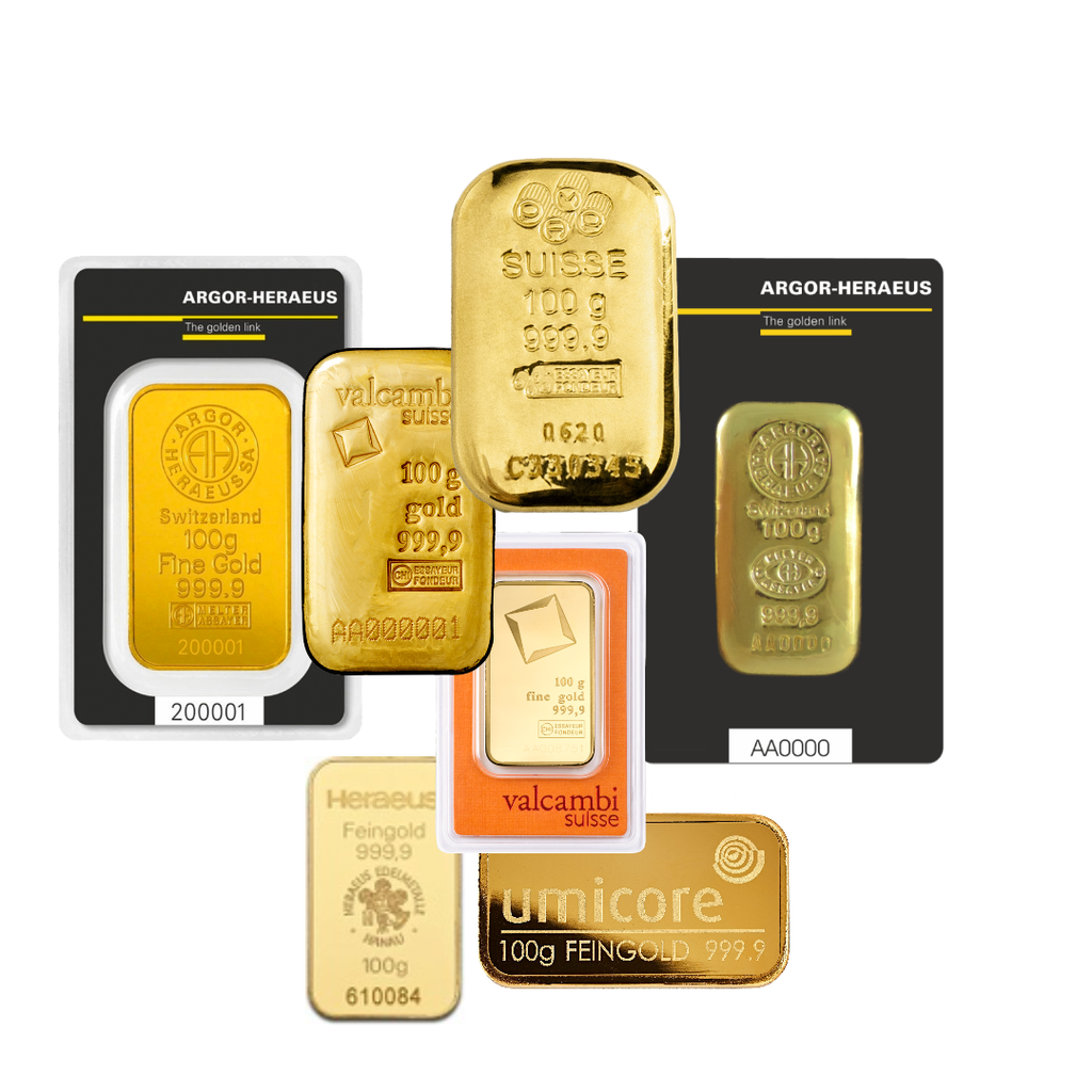 100 Gramm Goldbarren | LBMA zertifiziert