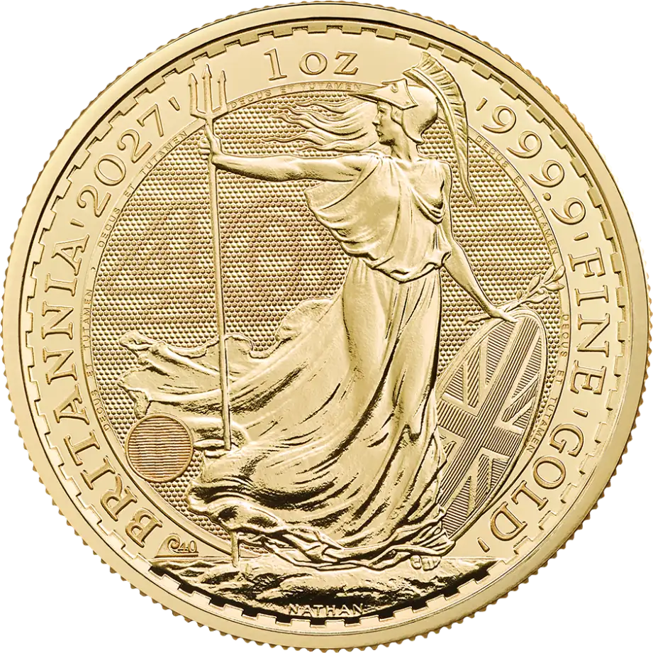 Britannia 1 Unze Goldmünze 2027