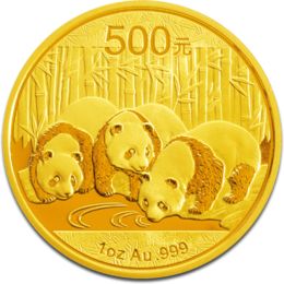 China Panda 1oz Goldmünze 2013