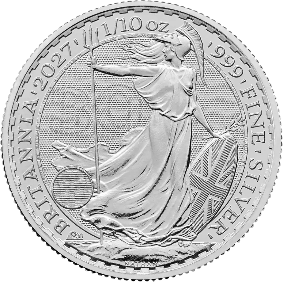 Britannia 1/10 Unze Silbermünze 2027 | differenzbesteuert