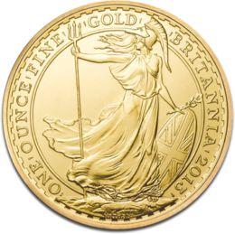 Britannia 1 Unze Goldmünze 2013