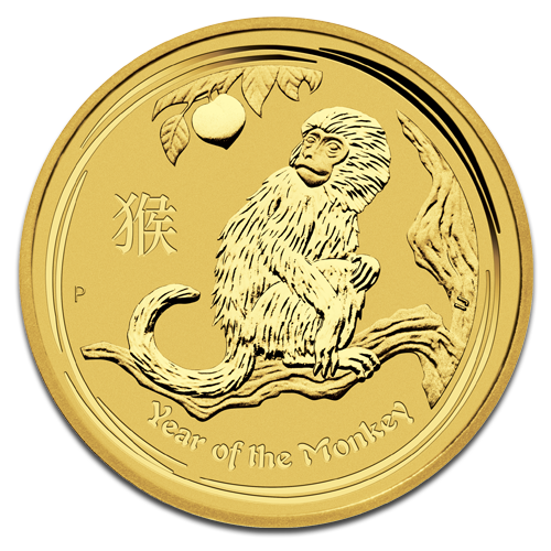 Lunar Affe 1oz Goldmünze 2016