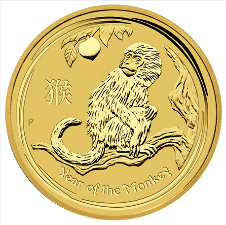 Lunar Affe 1/20oz Goldmünze 2016