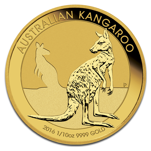 Känguru 1/10 Unze Goldmünze 2016