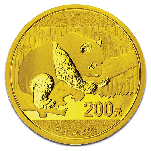 China Panda 15g Goldmünze 2016