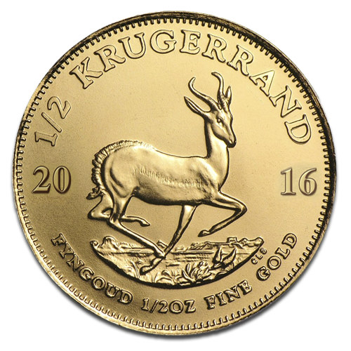 Krügerrand 1/2oz Goldmünze 2016