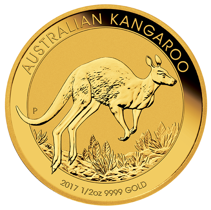 Känguru 1/2 Unze Goldmünze 2017