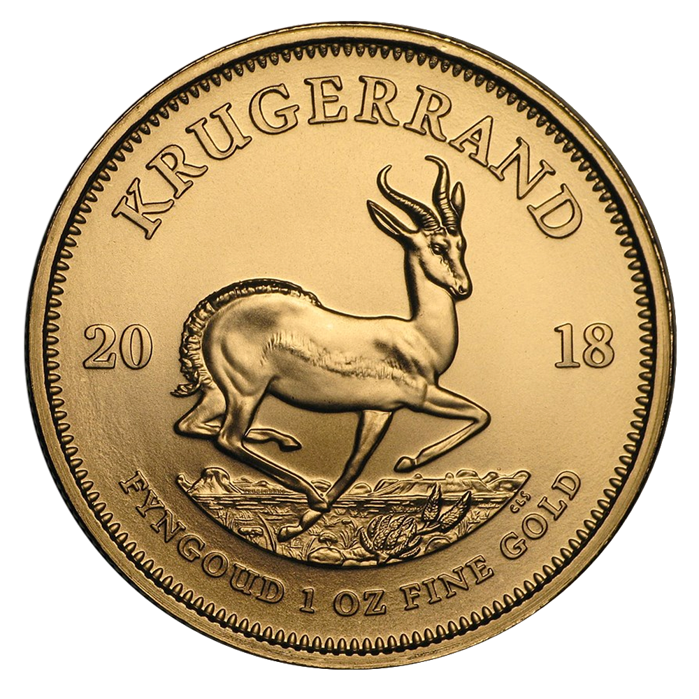 Krügerrand 1oz Goldmünze 2018