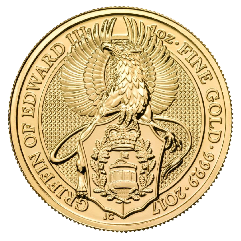 Queen's Beasts Greif 1oz Goldmünze 2017