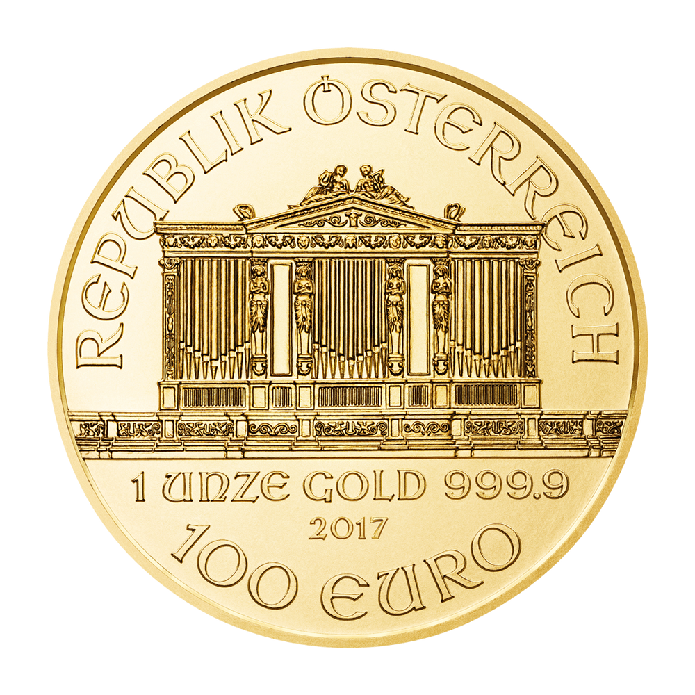 Wiener Philharmoniker 1oz Goldmünze 2017