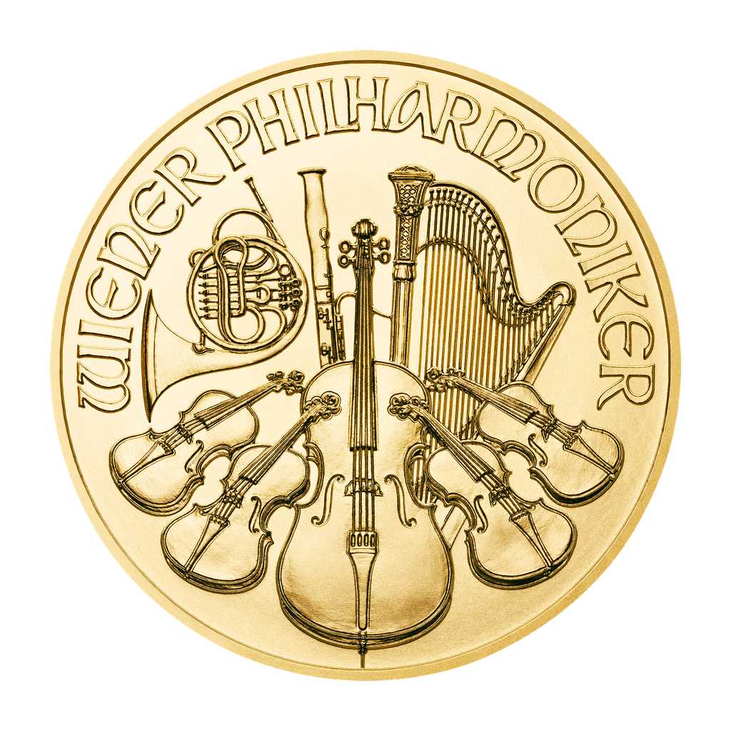 Wiener Philharmoniker 1/4 oz Goldmünze 2017