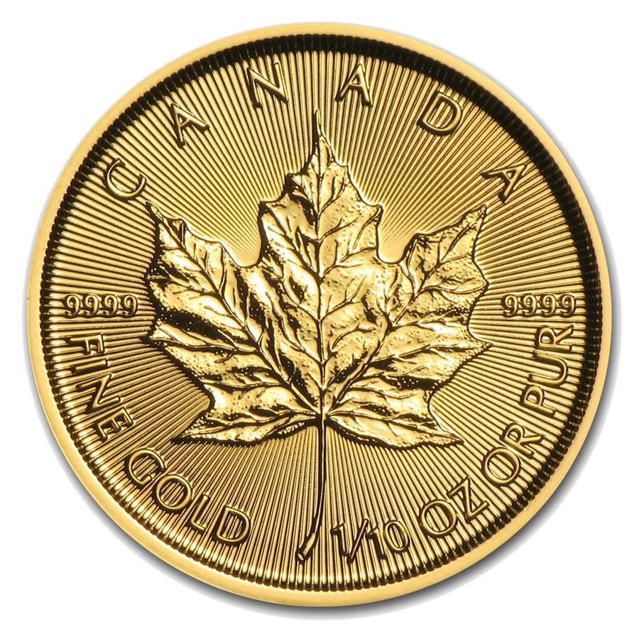Maple Leaf 1/10oz Goldmünze 2017