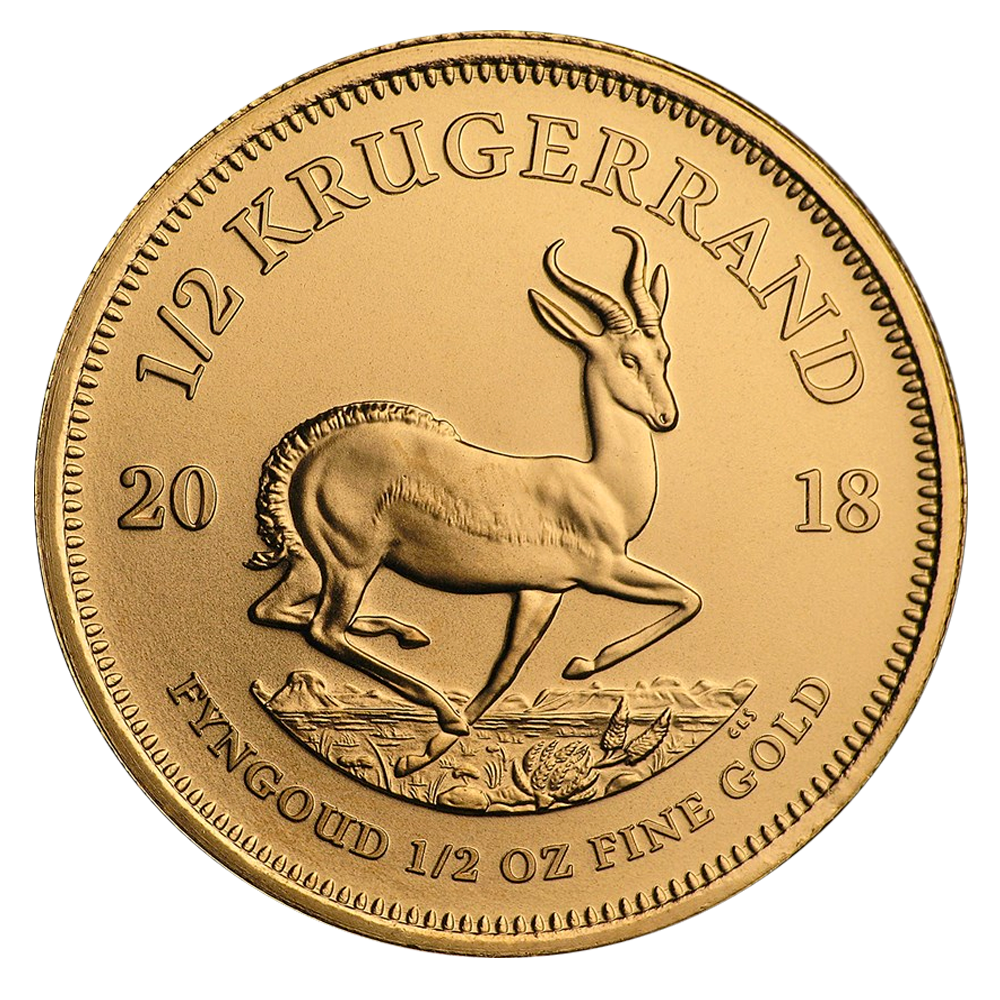 Krügerrand 1/2oz Goldmünze 2018