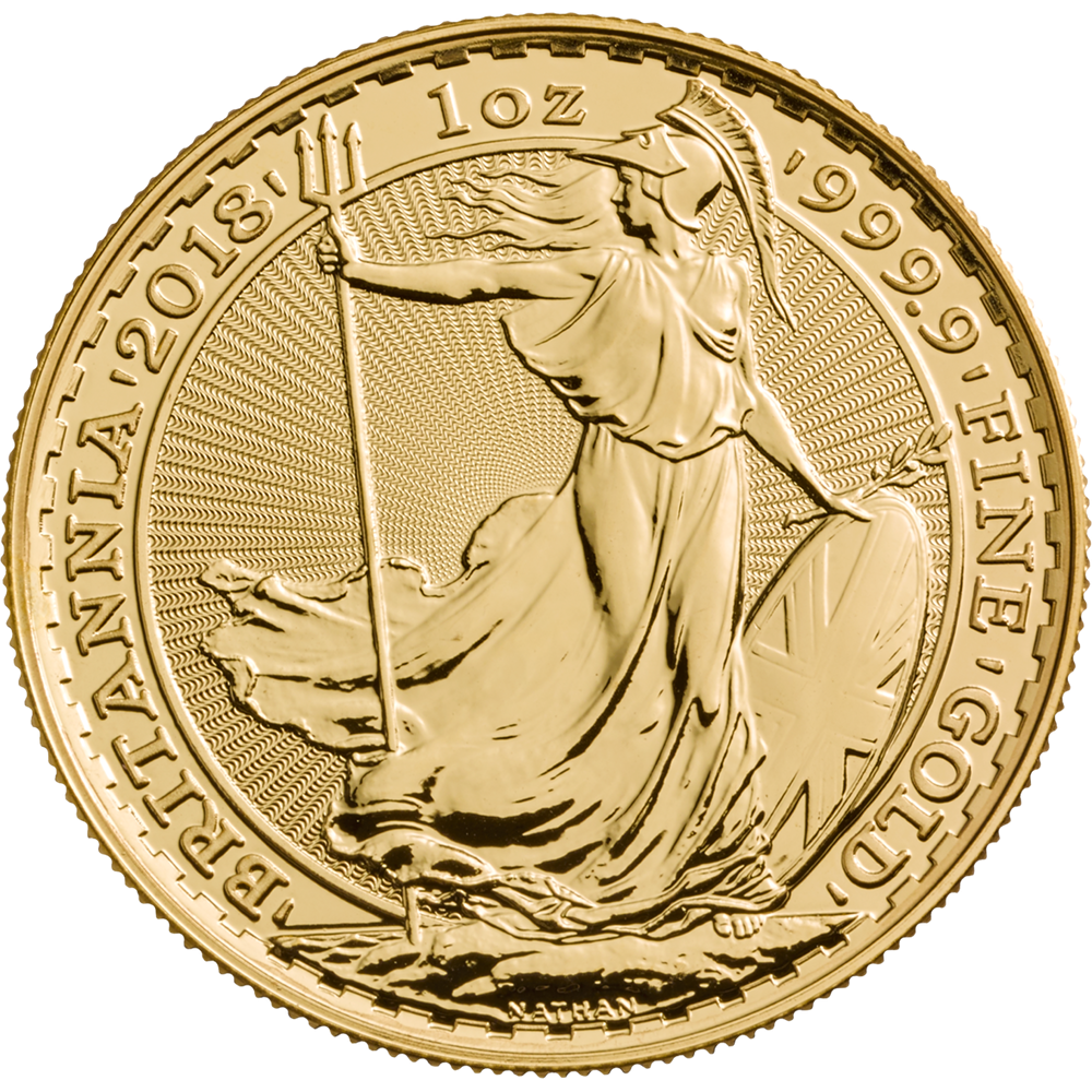 Britannia 1 Unze Goldmünze 2018