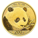 China Panda 15g Goldmünze 2018