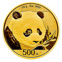China Panda 30g Goldmünze 2018