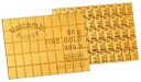 50 x 1g Gold Tafelbarren/CombiBar